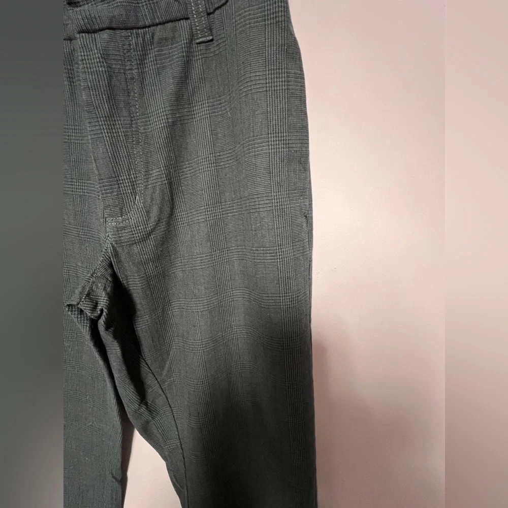NWT Point Zero MEN’s Gray PLAID Pants 30 x 32
